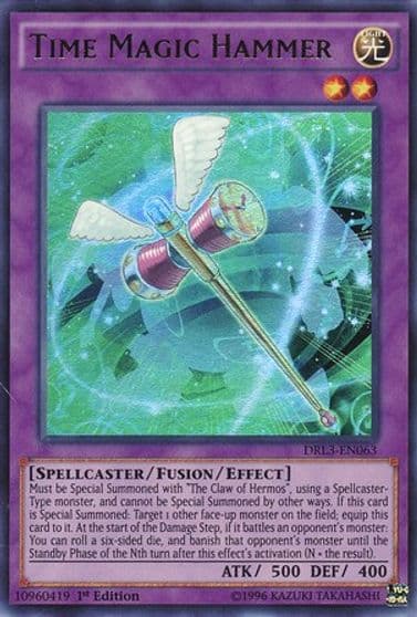 Time Magic Hammer Dragons of Legend: Unleashed Yu-Gi-Oh! card