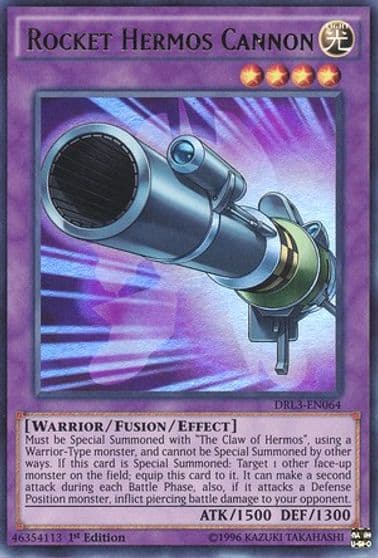 Rocket Hermos Cannon Dragons of Legend: Unleashed Yu-Gi-Oh! card