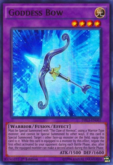 Goddess Bow Dragons of Legend: Unleashed Yu-Gi-Oh! card