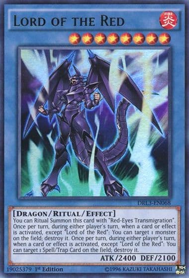 Lord of the Red Dragons of Legend: Unleashed Yu-Gi-Oh! card