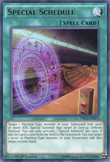 Special Schedule Dragons of Legend: Unleashed Yu-Gi-Oh! card