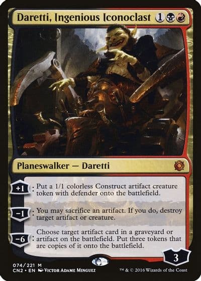 Daretti Ingenious Iconoclast Conspiracy: Take the Crown Magic card