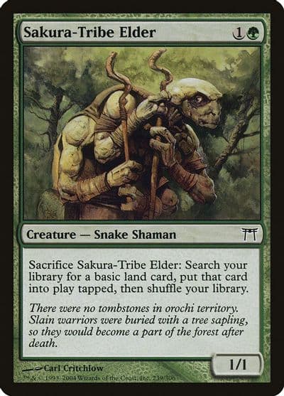 Sakura Tribe Elder Champions of Kamigawa Magic card