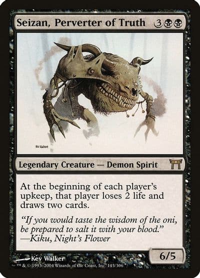 Seizan Perverter of Truth Champions of Kamigawa Magic card