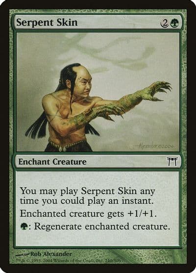 Serpent Skin Champions of Kamigawa Magic card