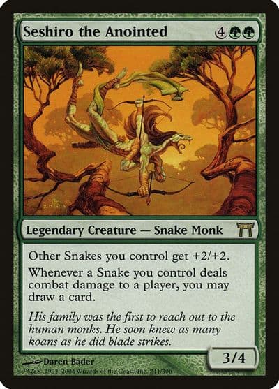 Seshiro the Anointed Champions of Kamigawa Magic card