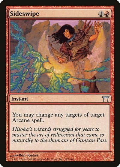 Sideswipe Champions of Kamigawa Magic card