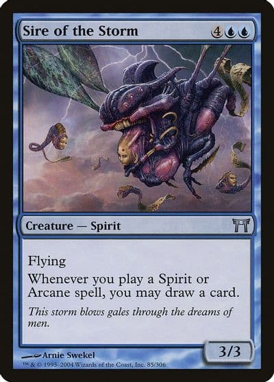 Sire of the Storm Champions of Kamigawa Magic card
