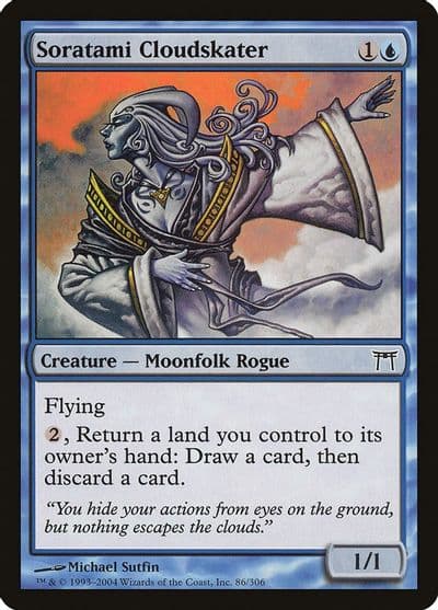 Soratami Cloudskater Champions of Kamigawa Magic card