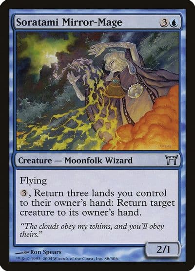 Soratami Mirror Mage Champions of Kamigawa Magic card
