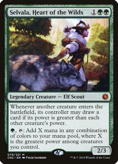 Selvala Heart of the Wilds Conspiracy: Take the Crown Magic card