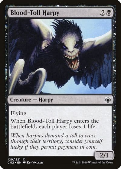 Blood Toll Harpy Conspiracy: Take the Crown Magic card