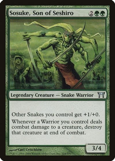 Sosuke Son of Seshiro Champions of Kamigawa Magic card