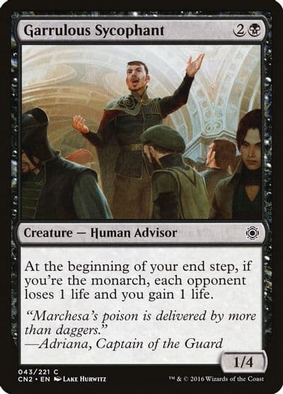 Garrulous Sycophant Conspiracy: Take the Crown Magic card