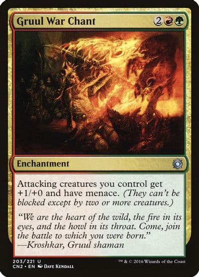Gruul War Chant Conspiracy: Take the Crown Magic card