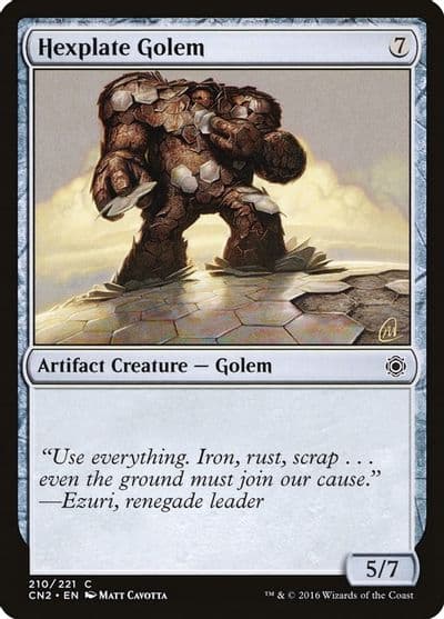 Hexplate Golem Conspiracy: Take the Crown Magic card