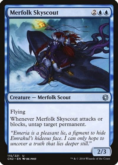 Merfolk Skyscout Conspiracy: Take the Crown Magic card
