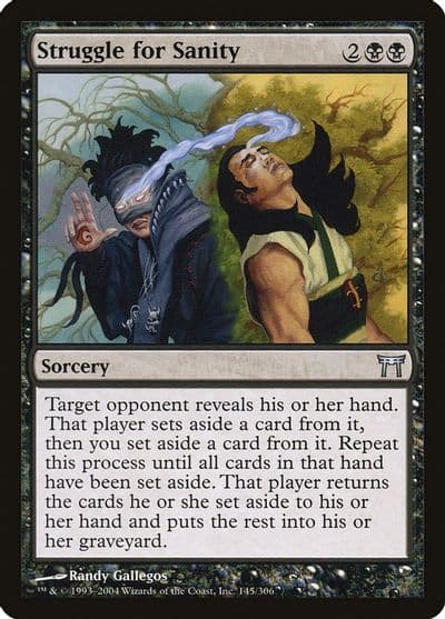Struggle for Sanity Champions of Kamigawa Magic card