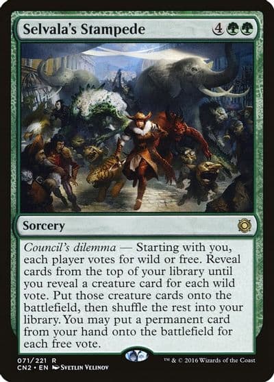 Selvalas Stampede Conspiracy: Take the Crown Magic card