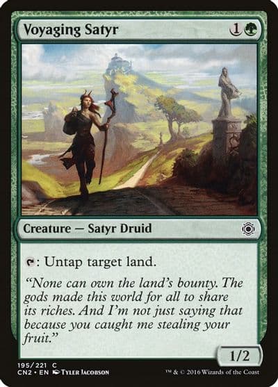 Voyaging Satyr Conspiracy: Take the Crown Magic card