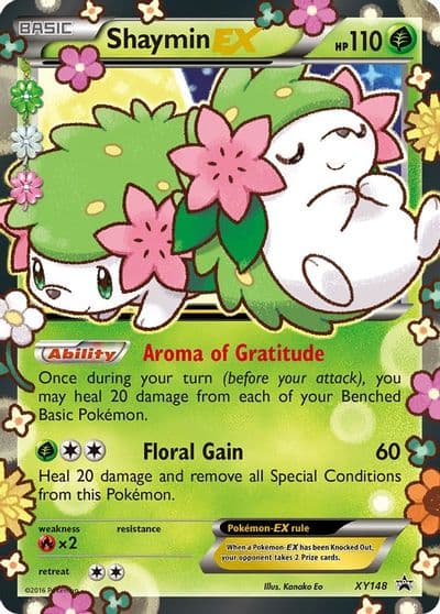 Shaymin EX XY Promos Pokemon card
