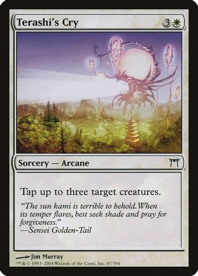 Terashis Cry Champions of Kamigawa Magic card
