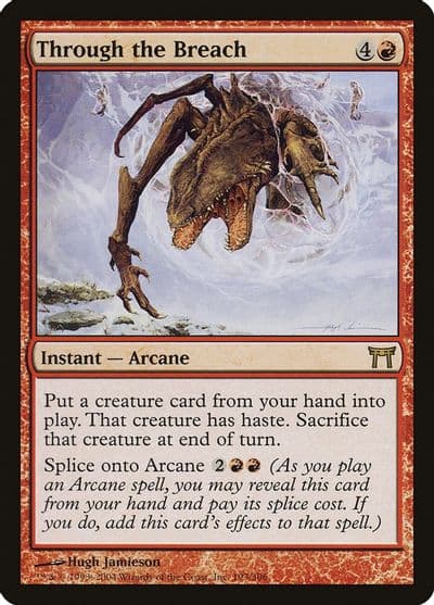 Through the Breach Champions of Kamigawa Magic card