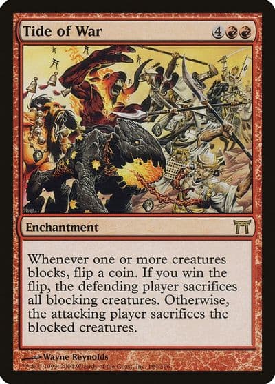 Tide of War Champions of Kamigawa Magic card