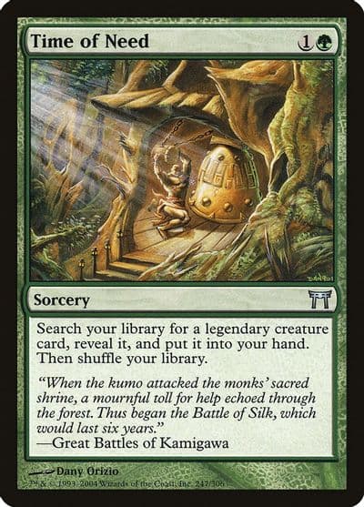 Time of Need Champions of Kamigawa Magic card