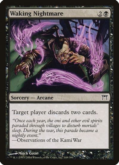 Waking Nightmare Champions of Kamigawa Magic card