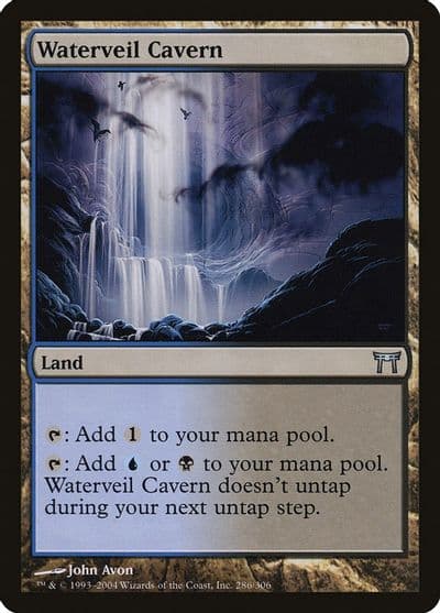 Waterveil Cavern Champions of Kamigawa Magic card