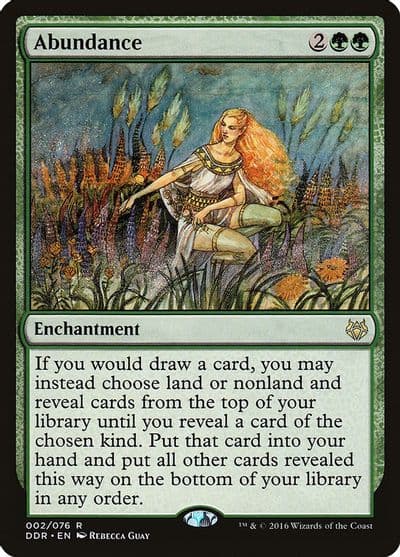 Abundance Duel Decks: Nissa vs. Ob Nixilis Magic card