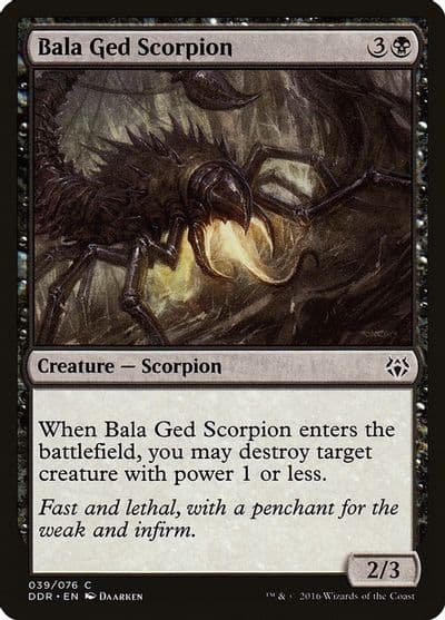 Bala Ged Scorpion Duel Decks: Nissa vs. Ob Nixilis Magic card