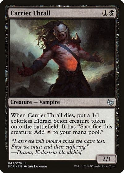Carrier Thrall Duel Decks: Nissa vs. Ob Nixilis Magic card