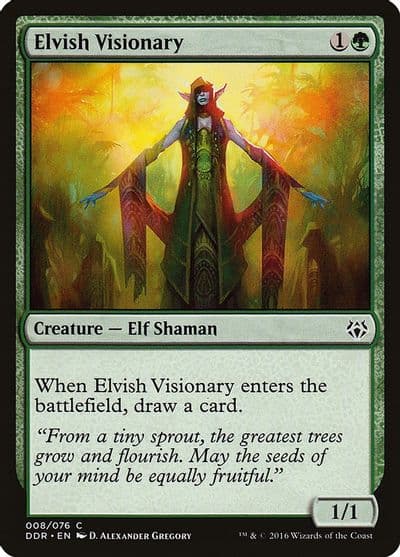 Elvish Visionary Duel Decks: Nissa vs. Ob Nixilis Magic card