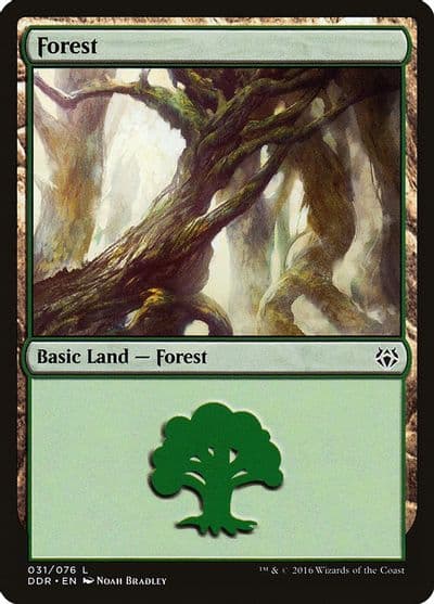Forest 031 Duel Decks: Nissa vs. Ob Nixilis Magic card