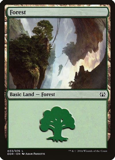 Forest 033 Duel Decks: Nissa vs. Ob Nixilis Magic card