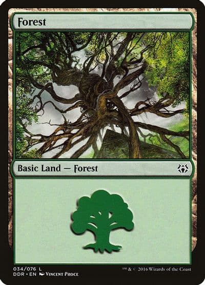 Forest 034 Duel Decks: Nissa vs. Ob Nixilis Magic card