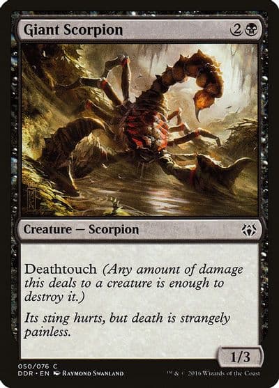 Giant Scorpion Duel Decks: Nissa vs. Ob Nixilis Magic card