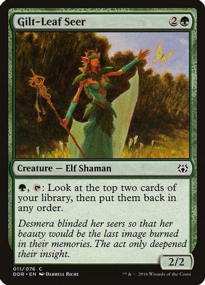 Gilt Leaf Seer Duel Decks: Nissa vs. Ob Nixilis Magic card
