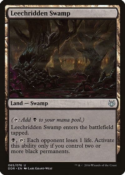 Leechridden Swamp Duel Decks: Nissa vs. Ob Nixilis Magic card