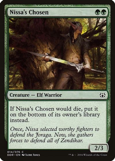 Nissas Chosen Duel Decks: Nissa vs. Ob Nixilis Magic card