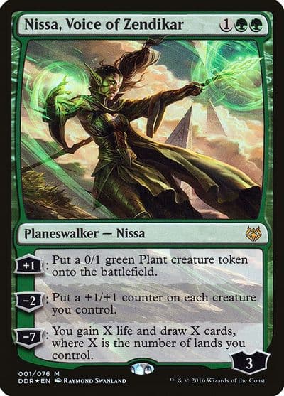Nissa Voice of Zendikar Duel Decks: Nissa vs. Ob Nixilis Magic card