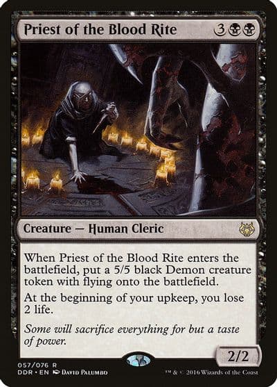 Priest of the Blood Rite Duel Decks: Nissa vs. Ob Nixilis Magic card
