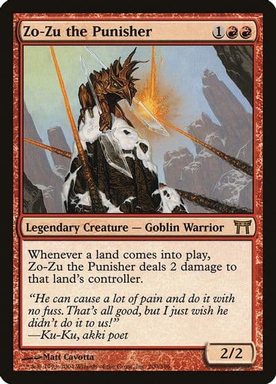 Zo Zu the Punisher Champions of Kamigawa Magic card