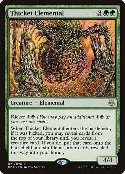Thicket Elemental Duel Decks: Nissa vs. Ob Nixilis Magic card