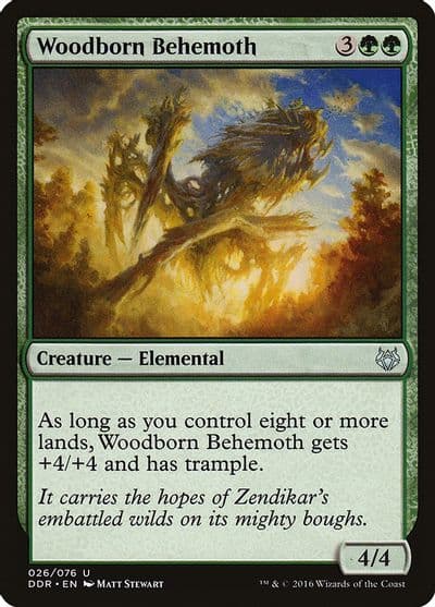 Woodborn Behemoth Duel Decks: Nissa vs. Ob Nixilis Magic card
