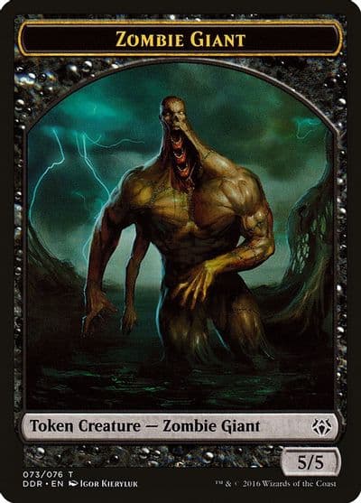 Zombie Giant Token Duel Decks: Nissa vs. Ob Nixilis Magic card