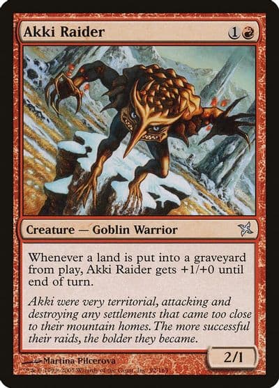 Akki Raider Betrayers of Kamigawa Magic card
