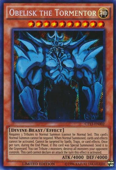 Obelisk the Tormentor 2016 Mega-Tins Yu-Gi-Oh! card